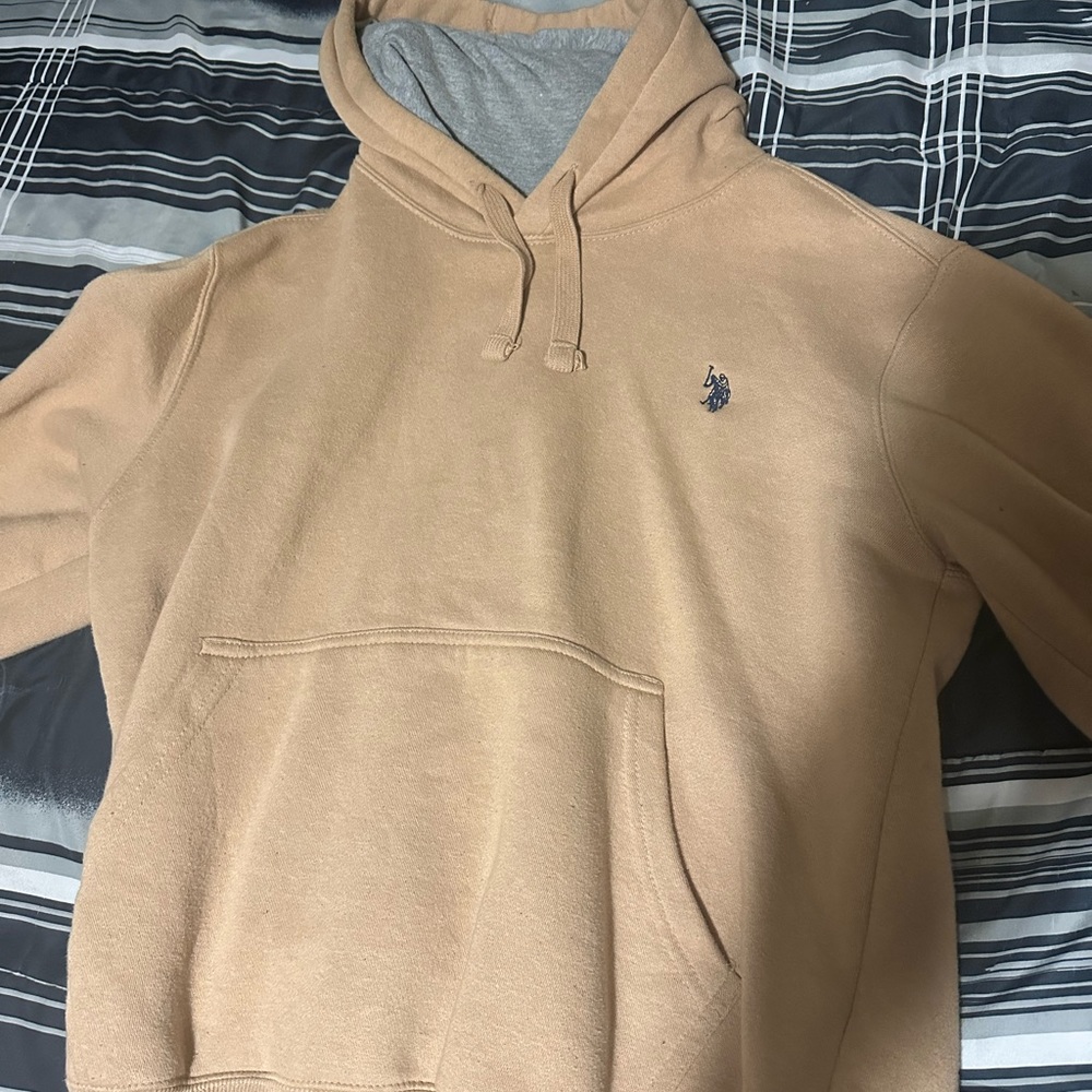 Polo hoodie cream